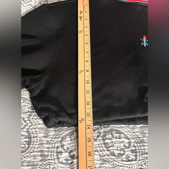 Opening Ceremony Ringer Cropped Black Textured Fabric XS - Picture 8 of 13